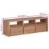 vidaXL TV Cabinet Solid Teak Wood with Natural Finish 120x30x40 cm - Image 8