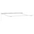 vidaXL Awning Manual White 3.5 x 2.5 m Metal - Image 2