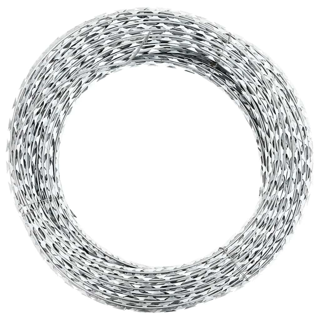 8718475624196_a_en_hd_1 vidaXL Clipped Concertina Razor Wire Galvanised Steel 300 m - Image 1