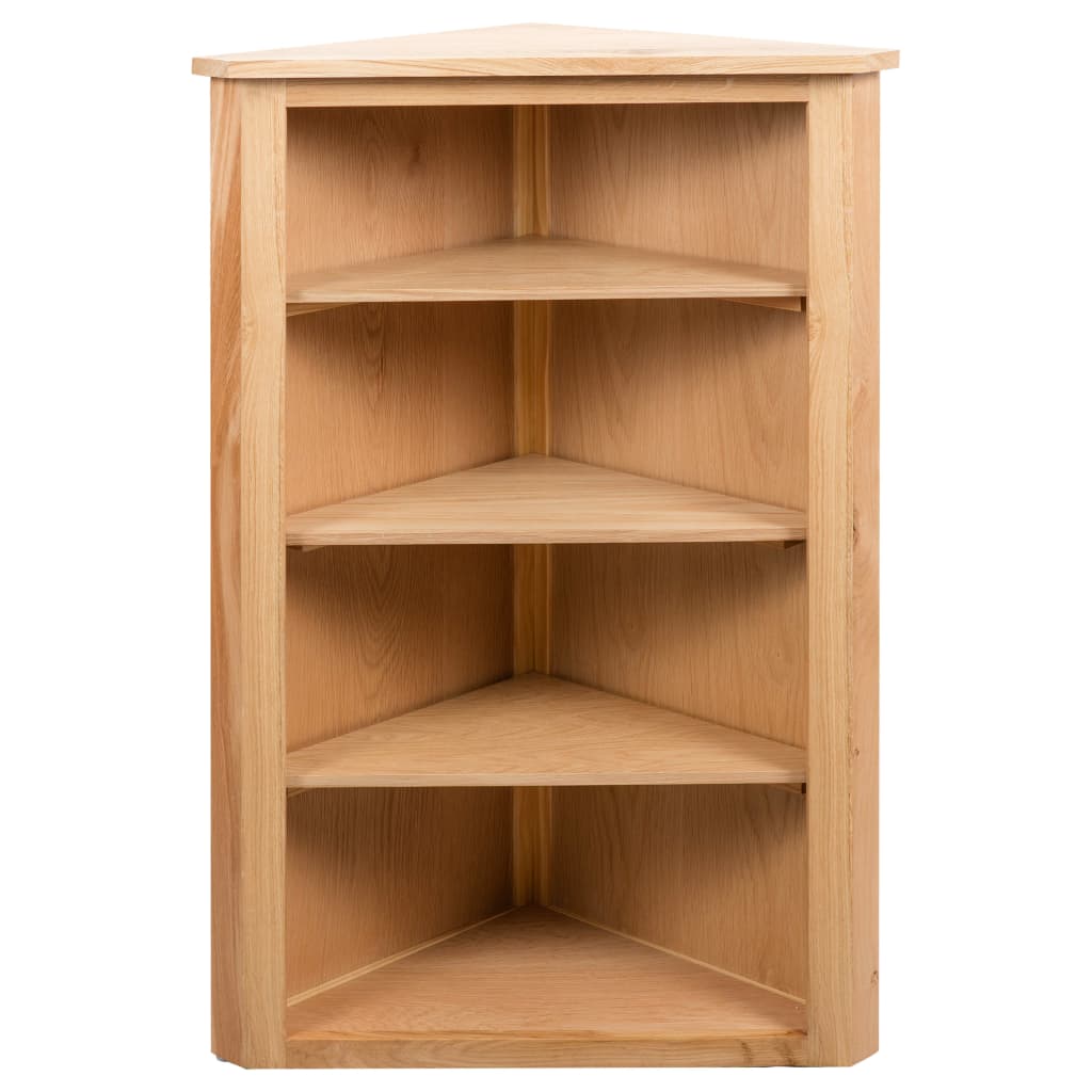 8718475625919_g_en_hd_1 vidaXL Corner Shelf 59x36x100 cm Solid Oak Wood - Image 2
