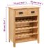 vidaXL Wine Cabinet 72x32x90 cm Solid Oak Wood - Image 7