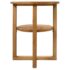 vidaXL Side Table 40x50 cm Solid Oak Wood - Image 4