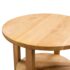 vidaXL Side Table 40x50 cm Solid Oak Wood - Image 8
