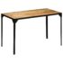 vidaXL Dining Table Solid Rough Mange Wood and Steel 120 cm - Image 11
