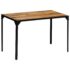 vidaXL Dining Table Solid Rough Mange Wood and Steel 120 cm - Image 12