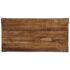 vidaXL Dining Table Solid Rough Mange Wood and Steel 120 cm - Image 4