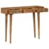 vidaXL Console Table Solid Mango Wood 102x30x79 cm - Image 4