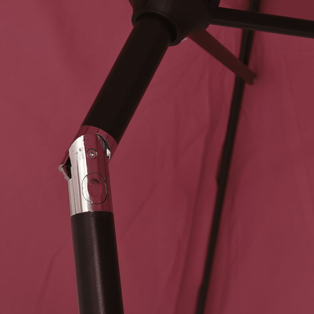 8718475697428_g_en_hd_4 vidaXL Garden Parasol with Metal Pole 300x200 cm Bordeaux Red - Image 6