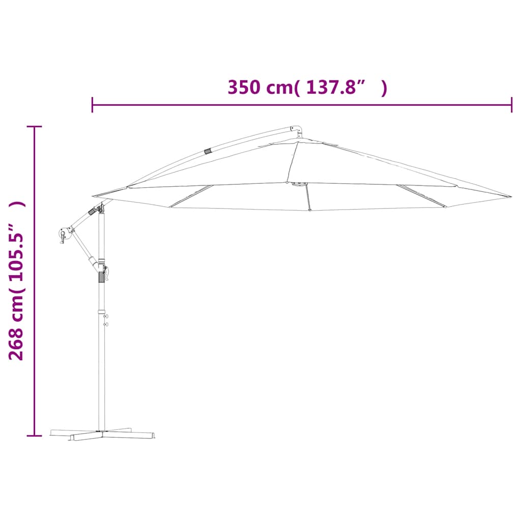 8718475697442_g_en_hd_8 vidaXL Cantilever Garden Parasol with Aluminium Pole 350 cm Anthracite - Image 10