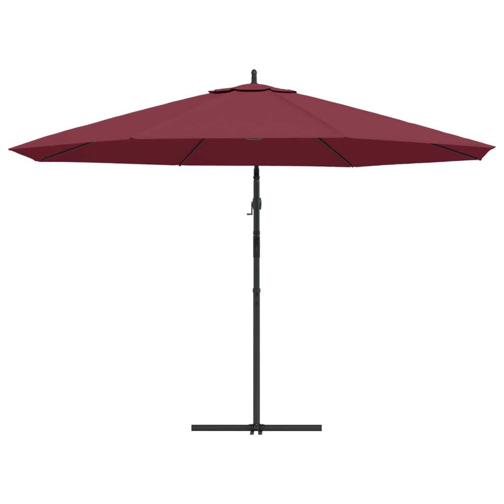 8718475697466_g_en_hd_3 vidaXL Cantilever Garden Parasol with Aluminium Pole 350 cm Bordeaux Red - Image 5
