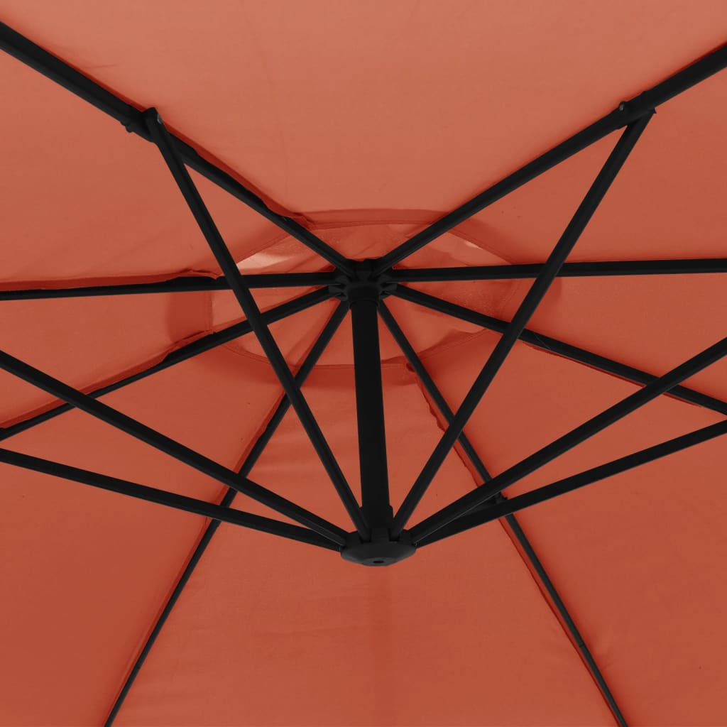 8718475697473_g_en_hd_5 vidaXL Cantilever Garden Parasol with Aluminium Pole 350 cm Terracotta - Image 7