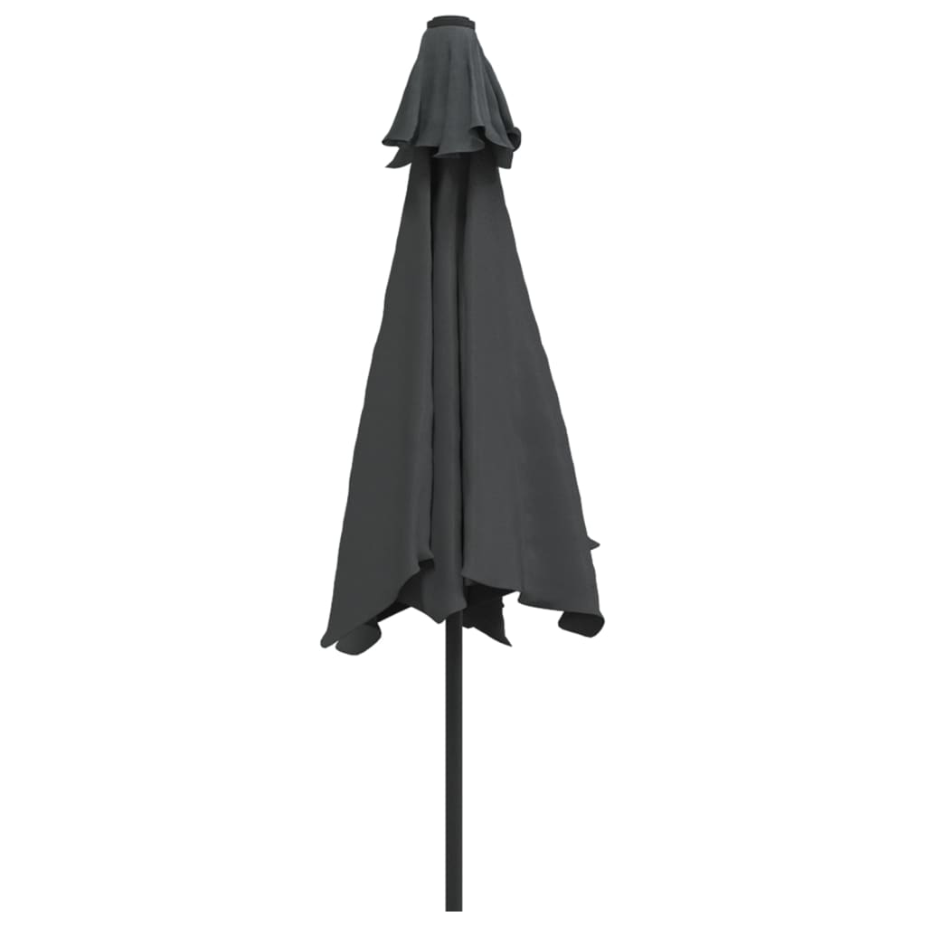 8718475697503_g_en_hd_4 vidaXL Garden Parasol with LED Lights and Steel Pole 300cm Anthracite - Image 6