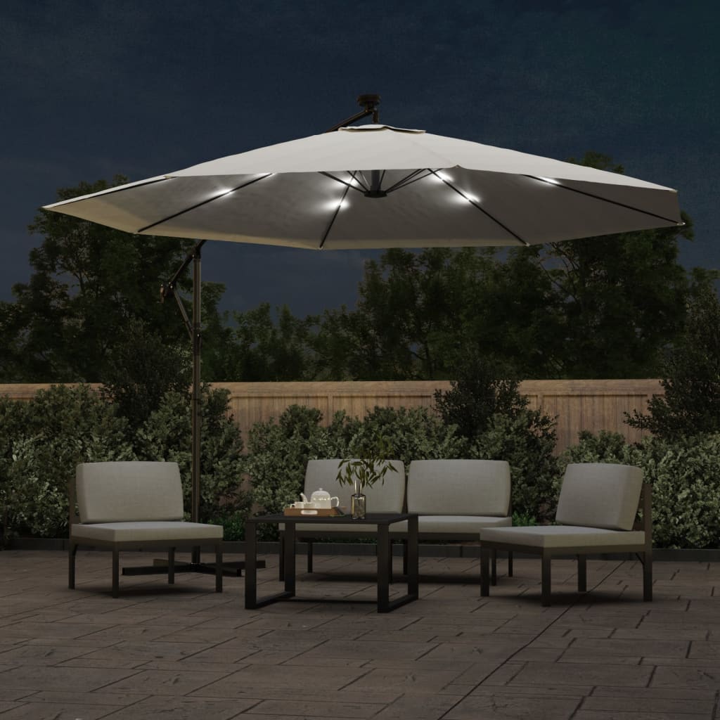 8718475697626_g_en_hd_1 vidaXL Cantilever Garden Parasol with LED Lights and Metal Pole 350 cm Sand - Image 3