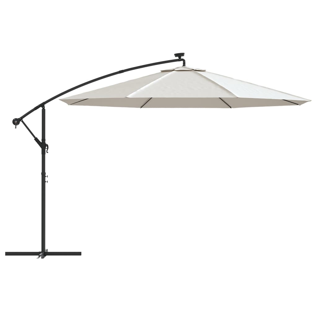 8718475697626_g_en_hd_2 vidaXL Cantilever Garden Parasol with LED Lights and Metal Pole 350 cm Sand - Image 4