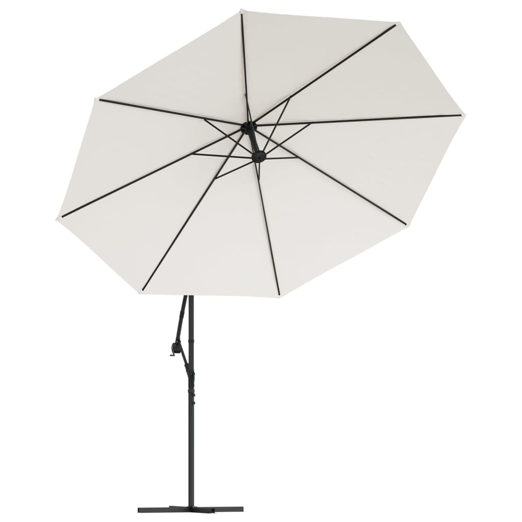 8718475697626_g_en_hd_3 vidaXL Cantilever Garden Parasol with LED Lights and Metal Pole 350 cm Sand - Image 5