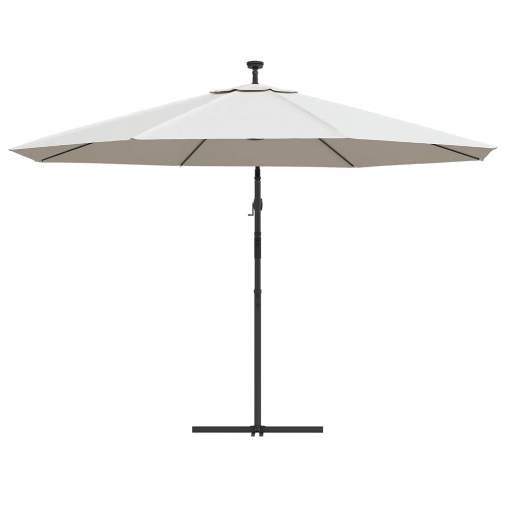 8718475697626_g_en_hd_5 vidaXL Cantilever Garden Parasol with LED Lights and Metal Pole 350 cm Sand - Image 7