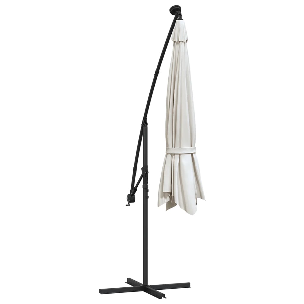 8718475697626_g_en_hd_6 vidaXL Cantilever Garden Parasol with LED Lights and Metal Pole 350 cm Sand - Image 8