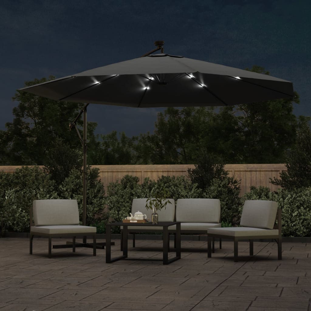 8718475697640_g_en_hd_1 vidaXL Cantilever Garden Parasol with LED Lights and Metal Pole 350 cm Anthracite - Image 3