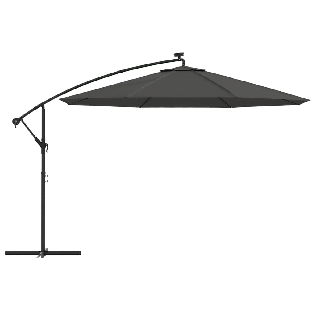 8718475697640_g_en_hd_2 vidaXL Cantilever Garden Parasol with LED Lights and Metal Pole 350 cm Anthracite - Image 4