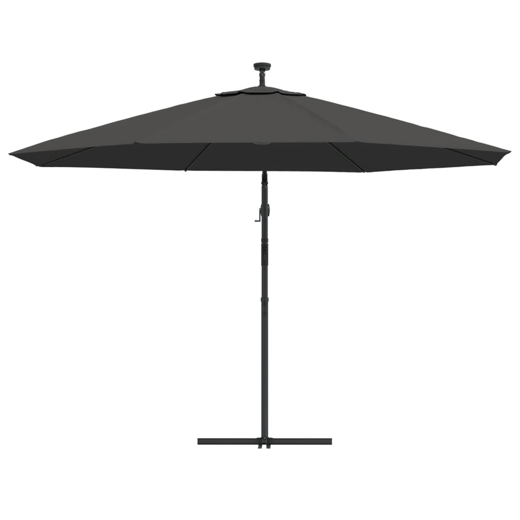 8718475697640_g_en_hd_5 vidaXL Cantilever Garden Parasol with LED Lights and Metal Pole 350 cm Anthracite - Image 7