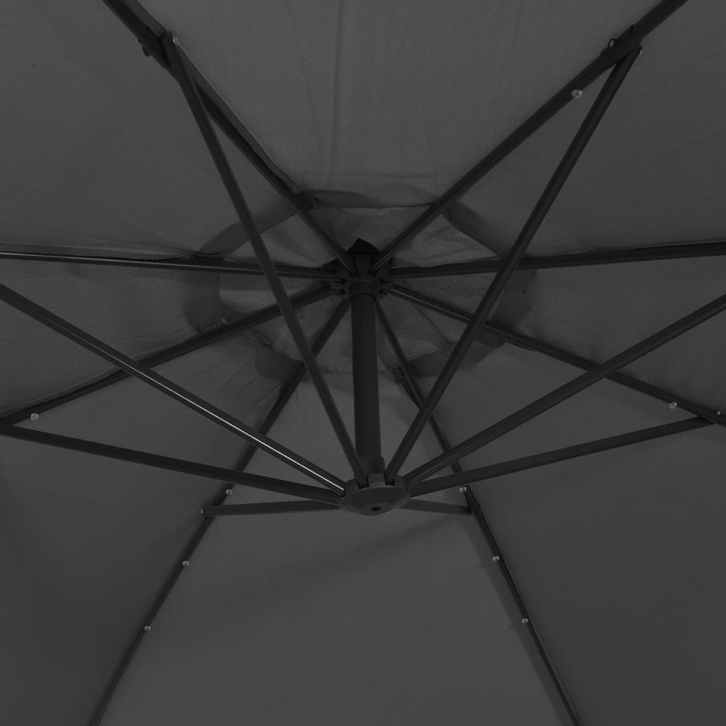 8718475697640_g_en_hd_7 vidaXL Cantilever Garden Parasol with LED Lights and Metal Pole 350 cm Anthracite - Image 9