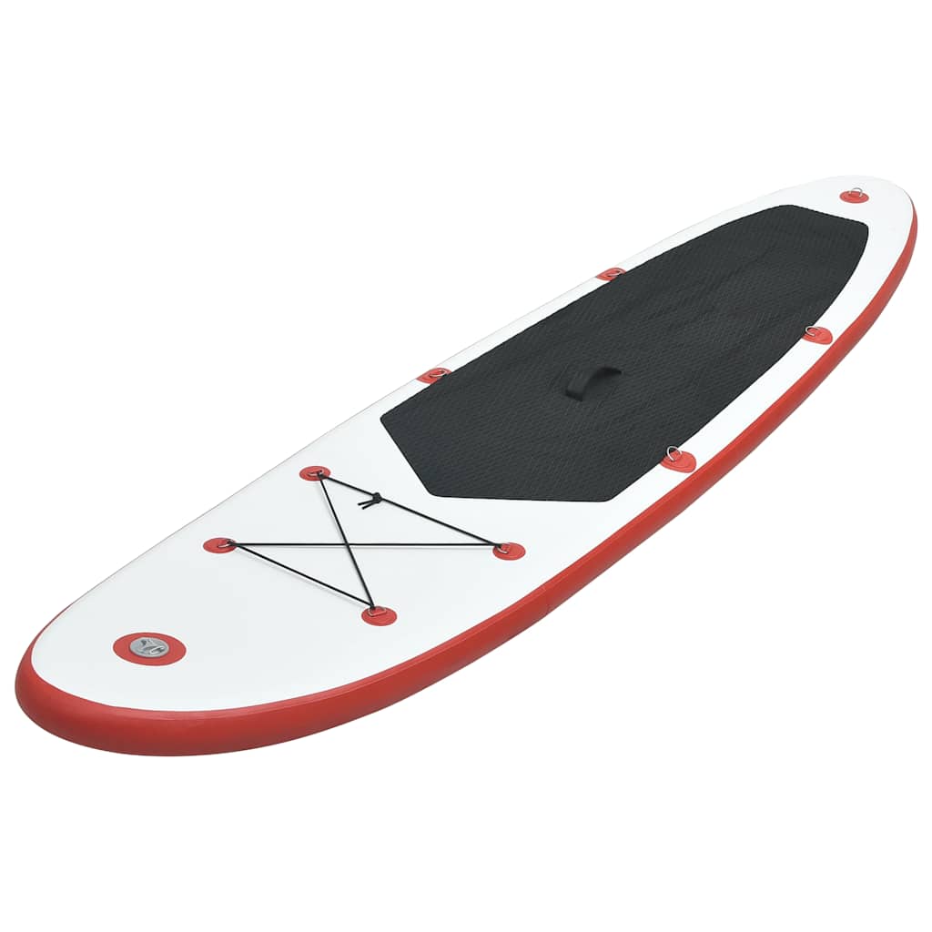 8718475697992_g_en_hd_1 vidaXL Inflatable Stand Up Paddleboard Set Red and White - Image 2