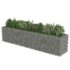 vidaXL Gabion Raised Bed Galvanised Steel 450x90x100 cm - Image 3