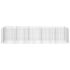 vidaXL Gabion Raised Bed Galvanised Steel 450x90x100 cm - Image 4