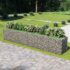 vidaXL Gabion Raised Bed Galvanised Steel 540x90x100 cm