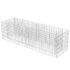 vidaXL Gabion Raised Bed Galvanised Steel 180x50x50 cm - Image 3
