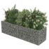 vidaXL Gabion Raised Bed Galvanised Steel 180x50x50 cm - Image 4