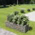 vidaXL Gabion Raised Bed Galvanised Steel 180x50x50 cm