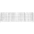 vidaXL Gabion Raised Bed Galvanised Steel 360x50x100 cm - Image 5