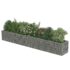 vidaXL Gabion Raised Bed Galvanised Steel 360x50x50 cm - Image 4