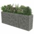 vidaXL Gabion Raised Bed Galvanised Steel 270x50x100 cm - Image 4