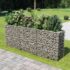 vidaXL Gabion Raised Bed Galvanised Steel 270x50x100 cm