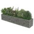 vidaXL Gabion Raised Bed Galvanised Steel 270x50x50 cm - Image 4