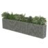 vidaXL Gabion Raised Bed Galvanised Steel 450x50x100 cm - Image 4