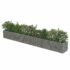 vidaXL Gabion Raised Bed Galvanised Steel 450x50x50 cm - Image 4