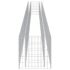 vidaXL Gabion Raised Bed Galvanised Steel 540x50x50 cm - Image 6