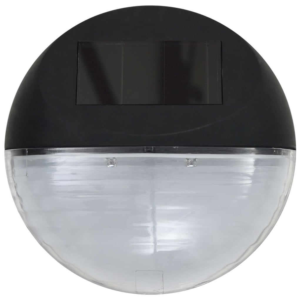 8718475700104_g_en_hd_4 vidaXL Outdoor Solar Wall Lamps LED 12 pcs Round Black - Image 5