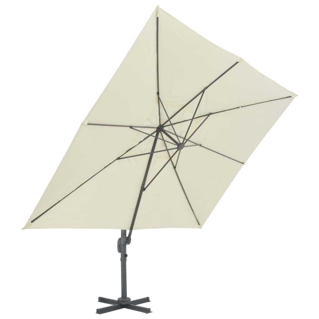 8718475701149_g_en_hd_2 vidaXL Cantilever Garden Parasol with Aluminium Pole 400x300 cm Sand - Image 3