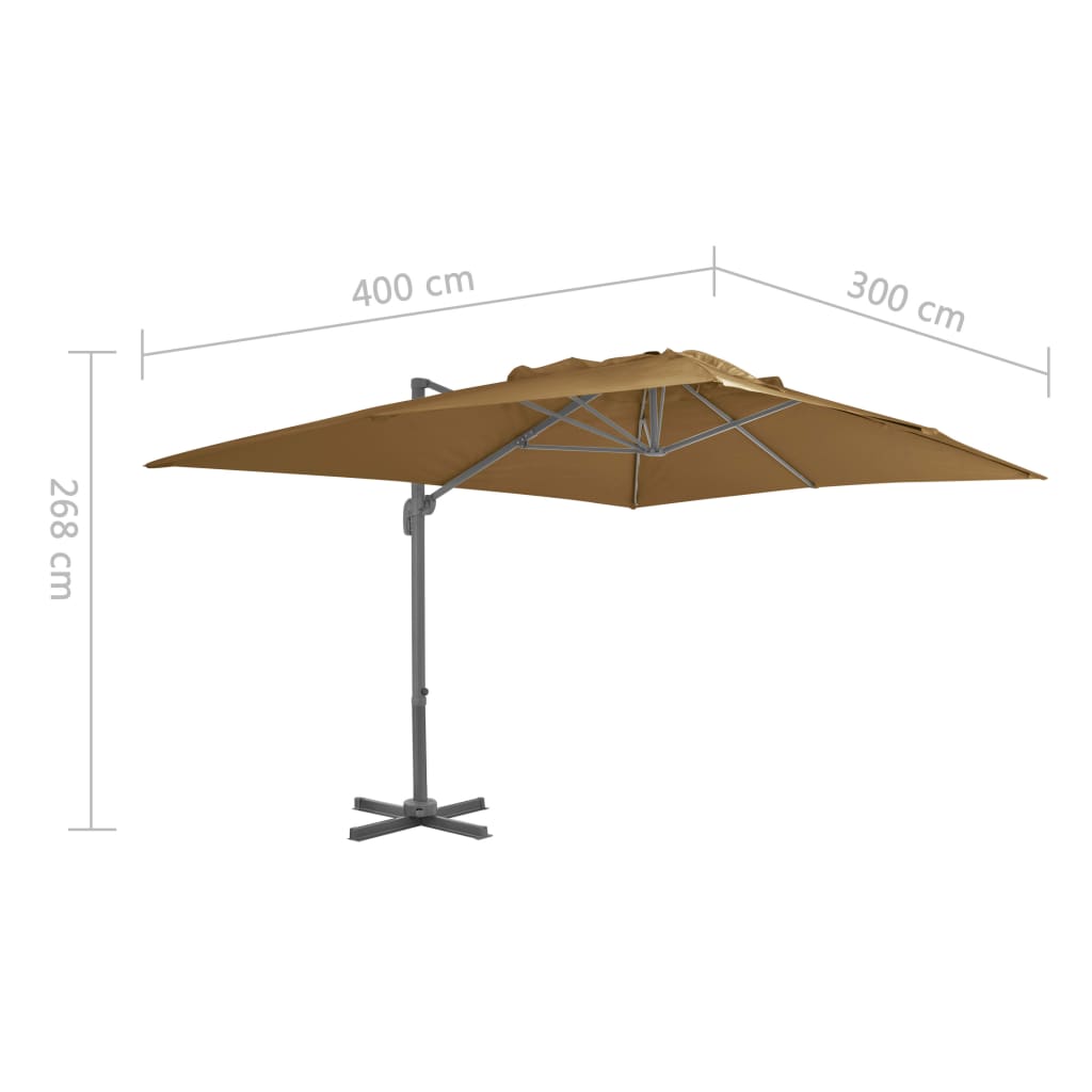 8718475701200_g_en_hd_8 vidaXL Cantilever Garden Parasol with Aluminium Pole 400x300 cm Taupe - Image 9
