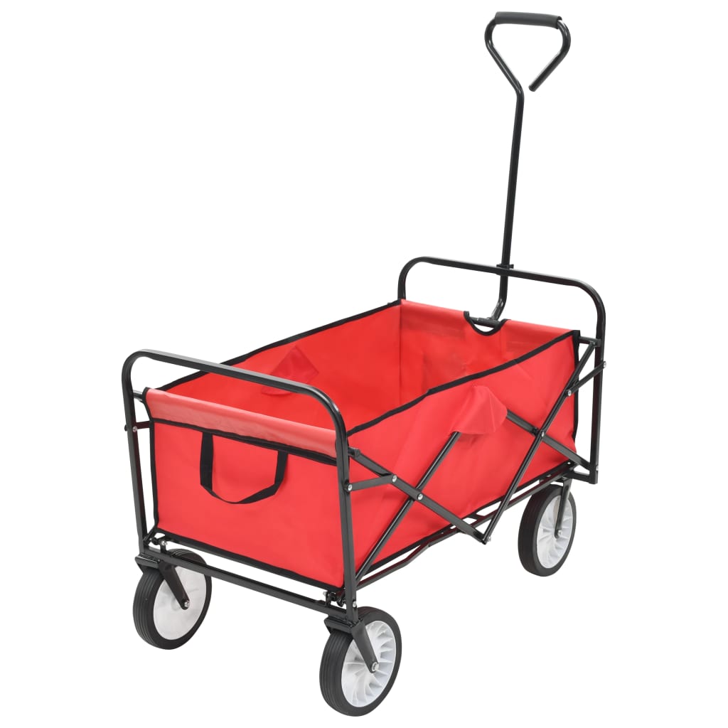 8718475701323_a_en_hd_1 vidaXL Folding Hand Trolley Steel Red - Image 1