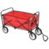 vidaXL Folding Hand Trolley Steel Red - Image 2
