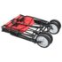 vidaXL Folding Hand Trolley Steel Red - Image 3
