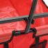 vidaXL Folding Hand Trolley Steel Red - Image 5