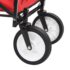 vidaXL Folding Hand Trolley Steel Red - Image 7