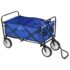 vidaXL Folding Hand Trolley Steel Blue - Image 2