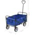 vidaXL Folding Hand Trolley Steel Blue - Image 8